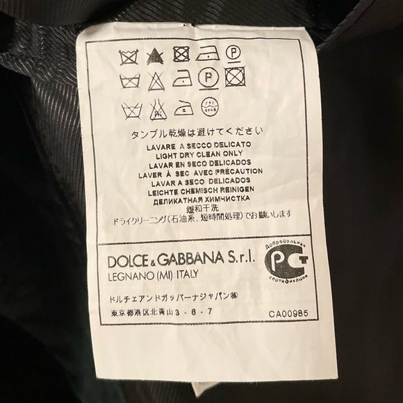 D&G Velvet Jacket in Emerald Green with Patterns - Picture 14 of 15